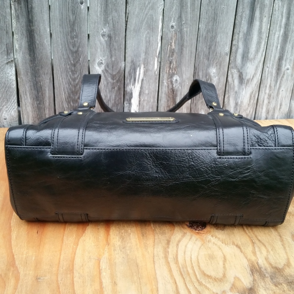 Cole Haan Leather Black Shoulder Bag Handbag - Picture 7 of 7